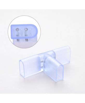 2 Pin Connectors Accessories T Shape with Pin for 7x14mm Neon Rope Light