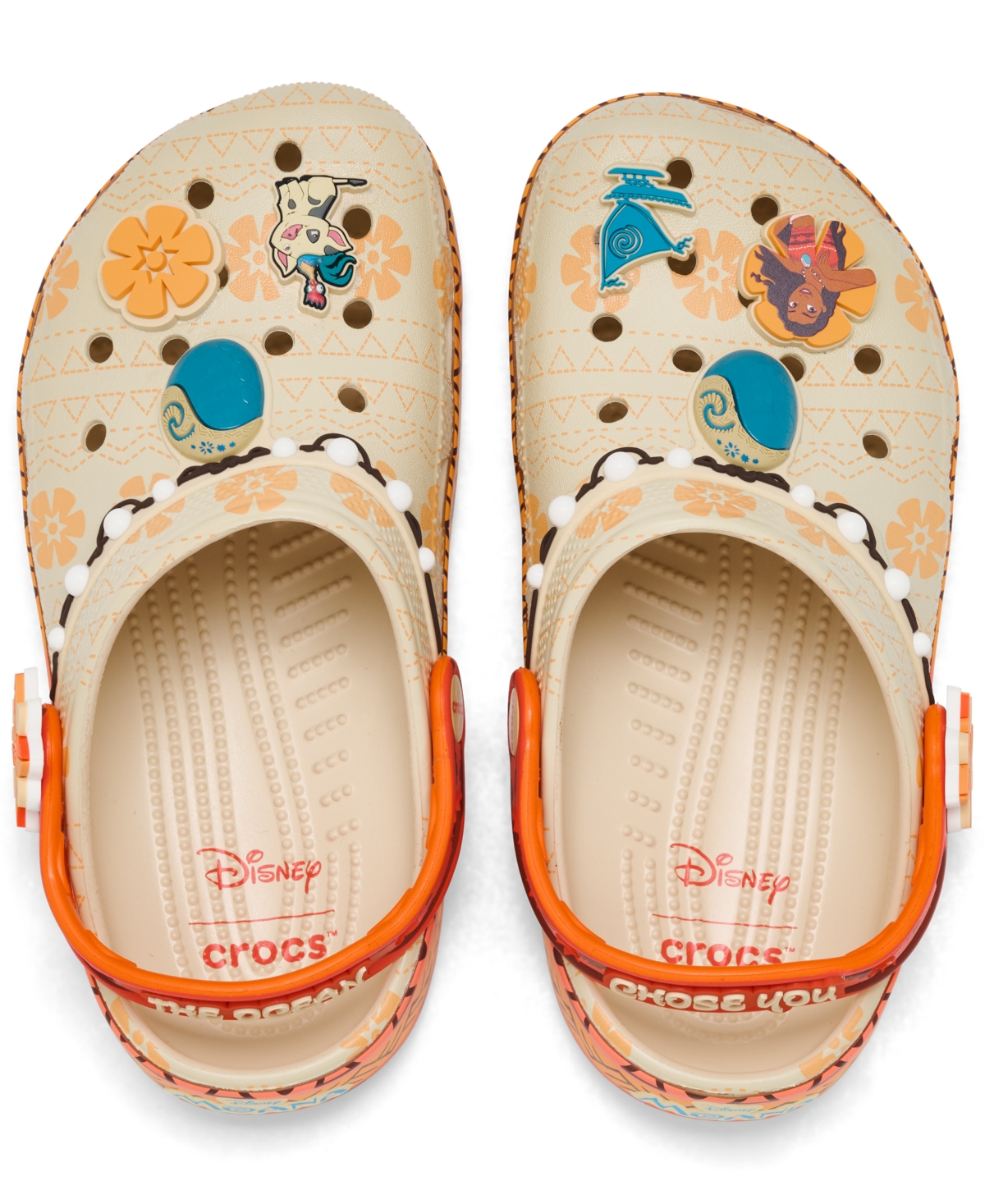 Crocs X Disney Little Kids Moana Classic Clogs From Finish Line In Multi