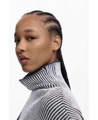 Women's Two-tone striped sweater