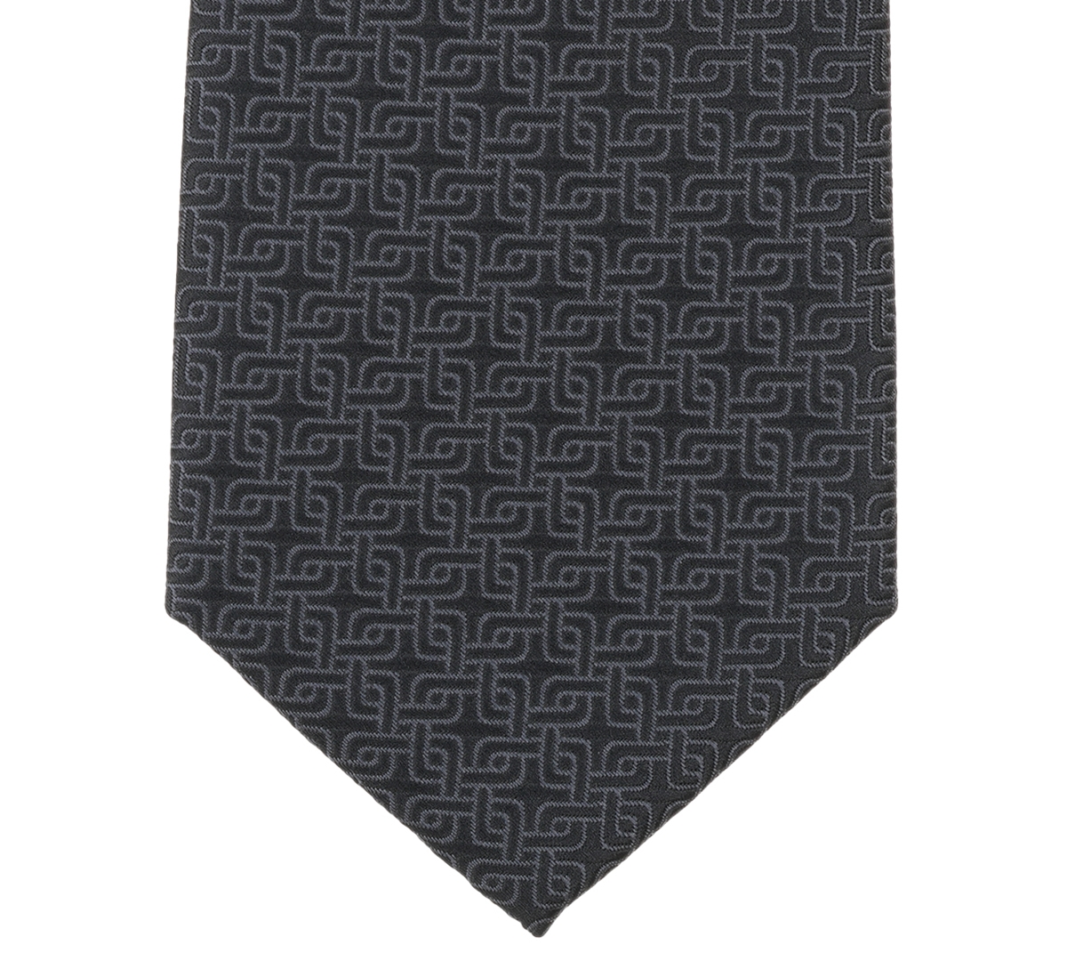 Alfani Men's Tundra Abstract Pattern Tie, Macy's Exclusive In Black