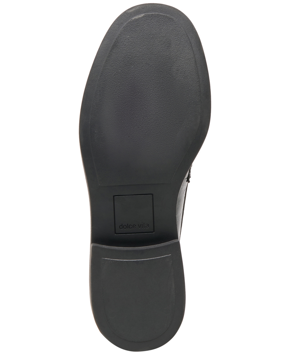 Dolce Vita Tiggy Loafers Midnight Crinkle Patent In Black