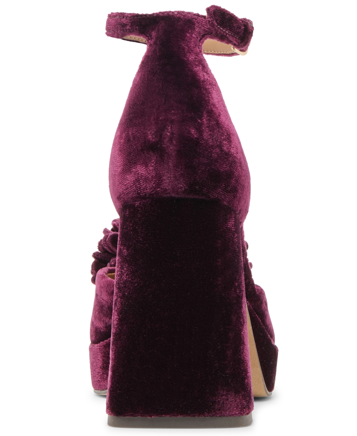 Dolce Vita Perel Platform Ankle Strap Sandal In Purple