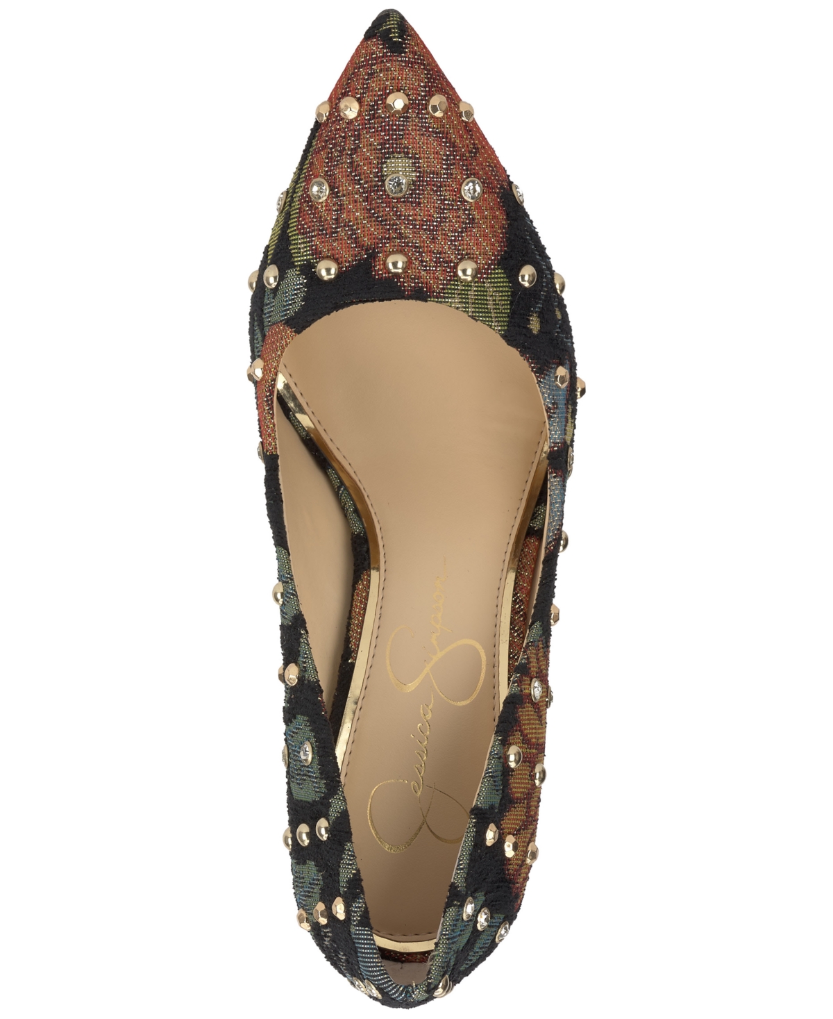 Jessica Simpson Women's Cassani Studded Pointed-toe Pumps In Multi