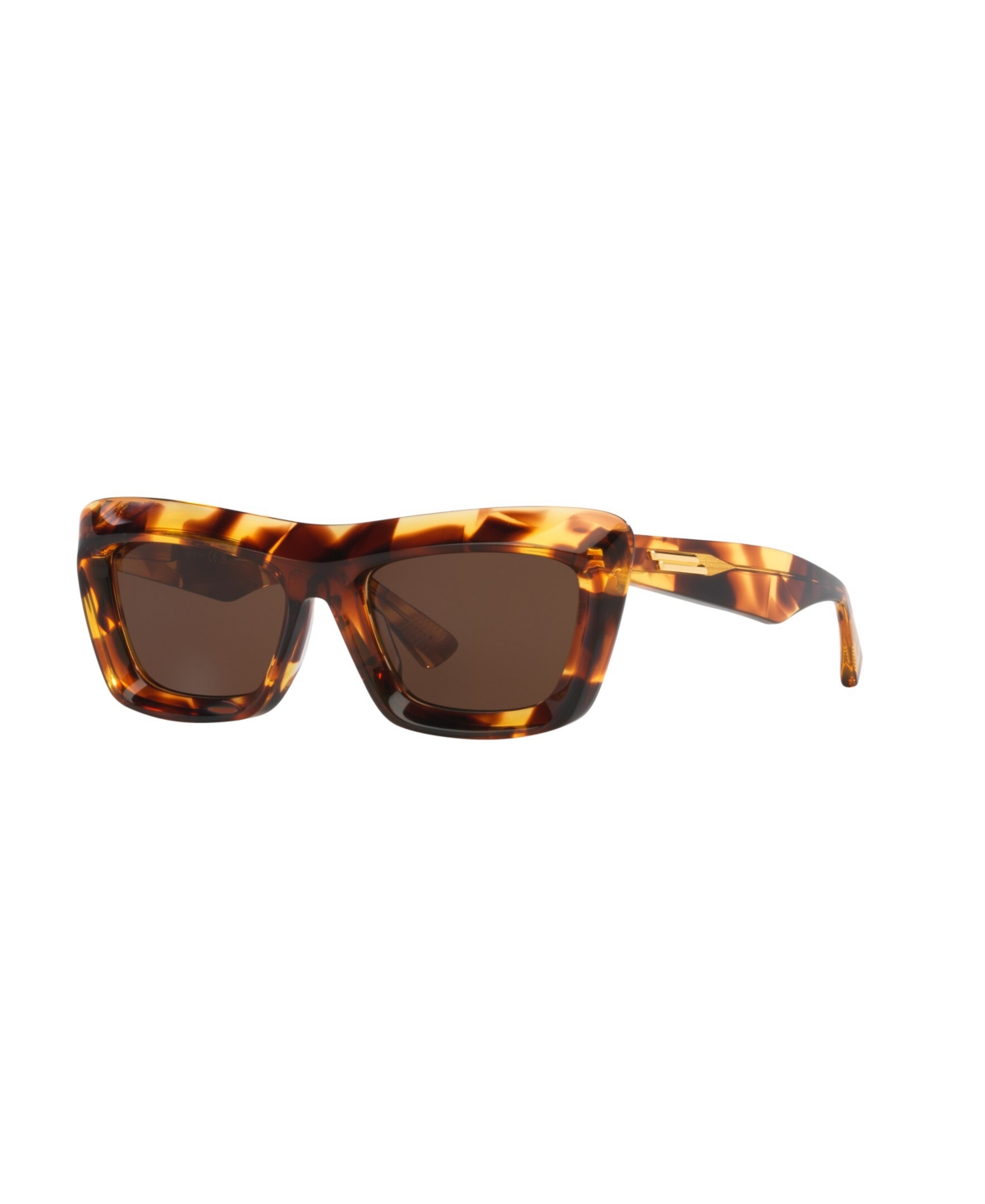 Bottega Veneta Women's Rectangle Sunglasses, Bv1283s 6j000431 In Brown