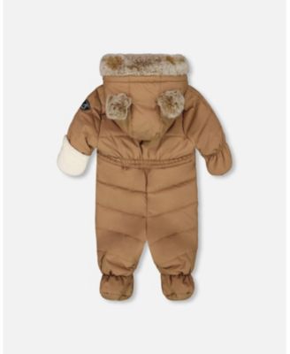 Baby Boys or Baby Girls One-Piece Baby Layette Snowsuit Designed for Car Seat Chanterelle - Baby