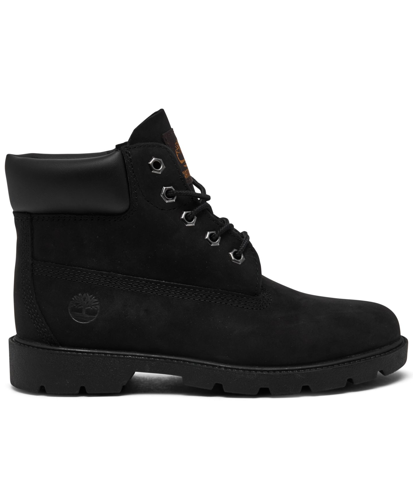 Детские ботинки Timberland Little Kids 6 Inch Classic Waterproof, цвет: Чёрный — фото 2