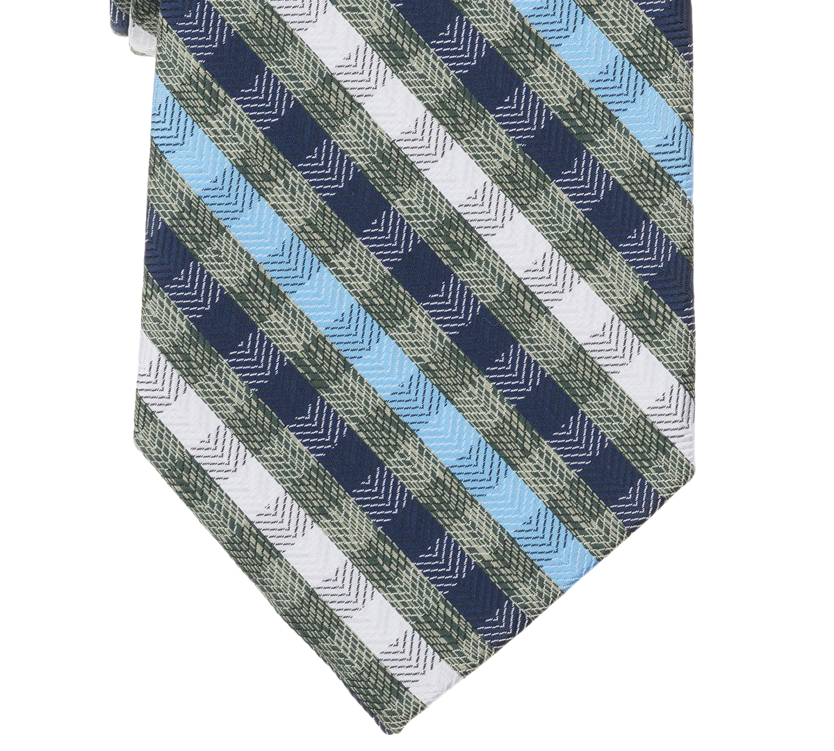 Club Room Men's Chesterwood Check Pattern Tie, Macy's Exclusive In Green