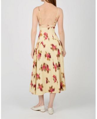 Women's Flare Panel Midi Dress