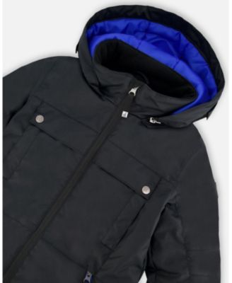 Toddler Boys Solid One-Piece Teknik Snowsuit Black - Toddler|Child