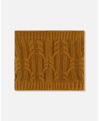 Boy Lined Winter Neckwarmer Brown Sugar - Toddler|Child