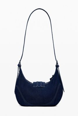 Women's Medium denim bag with buckles