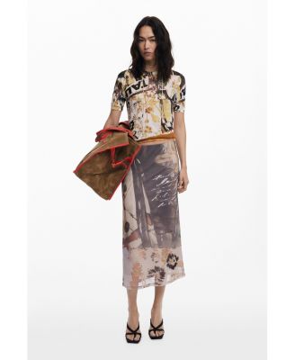 Women's Collage knit T-shirt