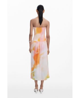 Women's 2-in-1 long gradient dress