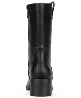 Women's Inezz Mid Shaft Faux-Leather Boots, Macy's Exclusive