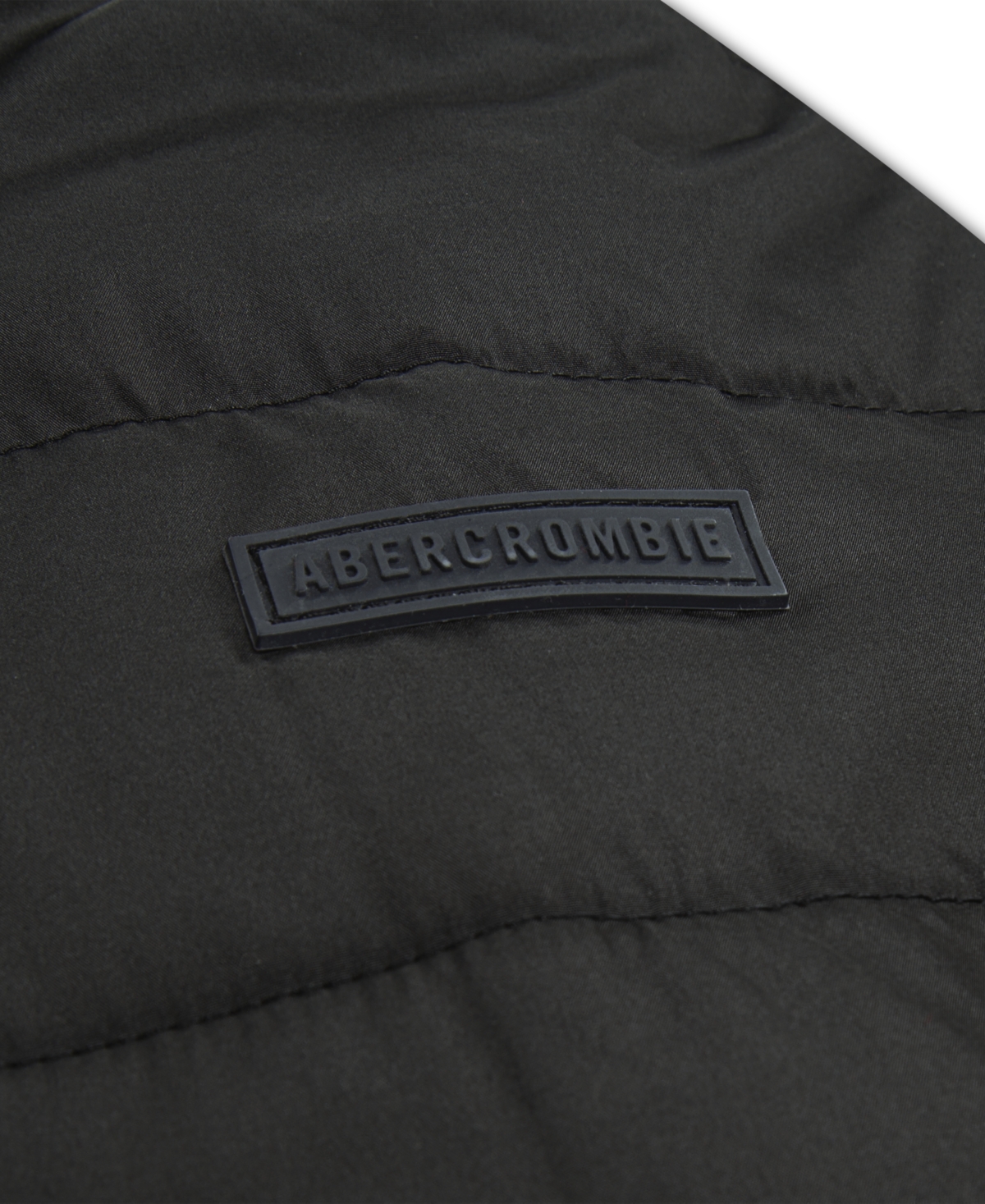 Abercrombie Boys Midweight Puffer Jacket In Black