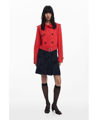 Women's Detachable trench coat