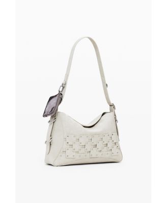 Women's Medium studded patch handbag