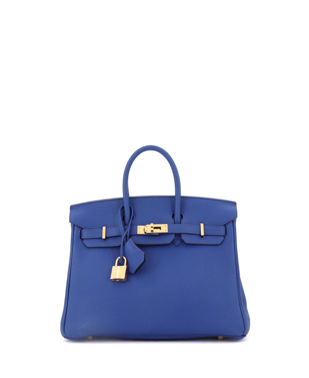 Pre-Owned Hermes Birkin 25 Handbag Togo with Gold Hardware