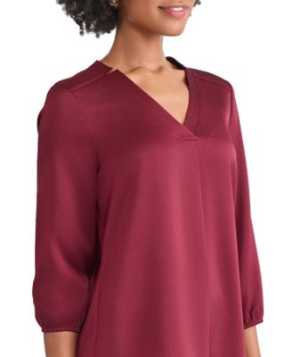 Women's V-Neck 3/4 Sleeve Top