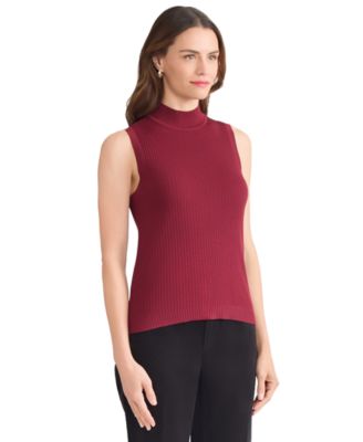 Women's Sutton Mock-Neck Sleeveless Sweater