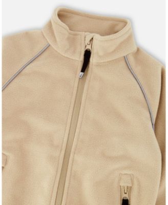 Kids Unisex Mid-Layer Teknik Jacket Beige - Toddler|Child