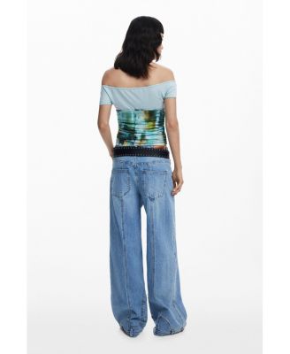 Women's Double-layer effect T-shirt