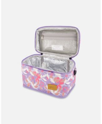 Girl Lunch Box Lilac Retro Flower Print - Toddler|Child