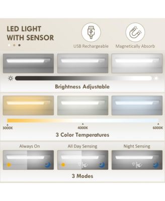 71" Kitchen Pantry Cabinet with Large Storage and LED Lights,
