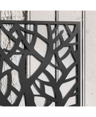 Garden Box with Privacy Panel, Outdoor Planter Box for Garden