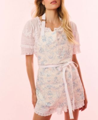 LoveShackFancy 30" Cropped Essential Apron