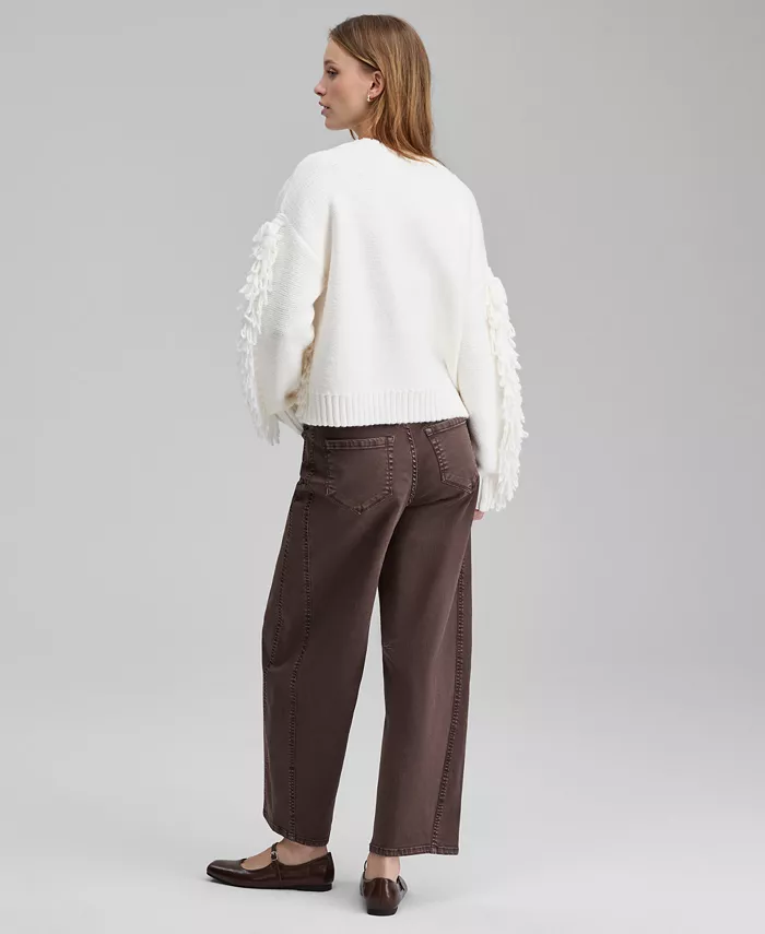 Women's High Rise Barrel-Leg Jeans - thumbnail 2