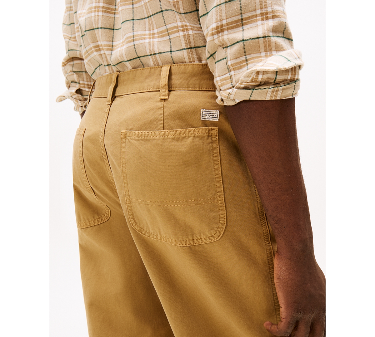 Tommy Hilfiger Men's Murray Canvas Carpenter Pants In Yellow