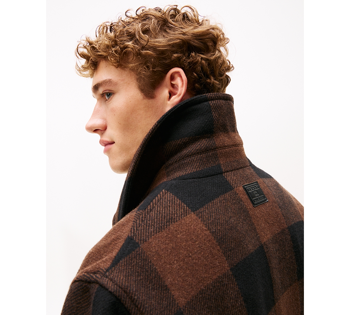 Tommy Hilfiger Men's Double-Face Check Chore Jacket