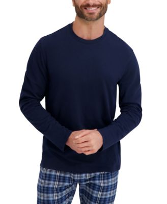 Men's Long Sleeve Crew Flannel Sleep Set
