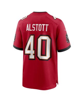Men's Mike Alstott Red Tampa Bay Buccaneers 50th Season Team Game Jersey