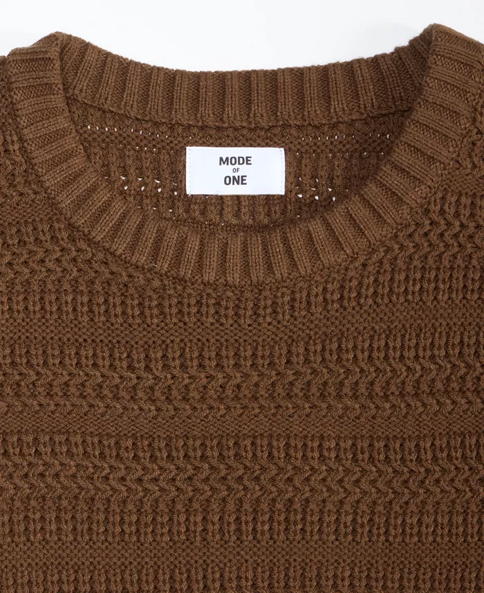 Men's Relaxed-Fit Textured Sweater - thumbnail 8