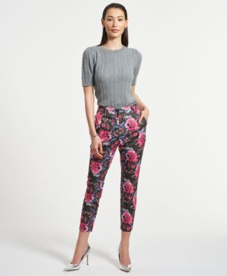 Women's Slim Sateen Ankle Pants