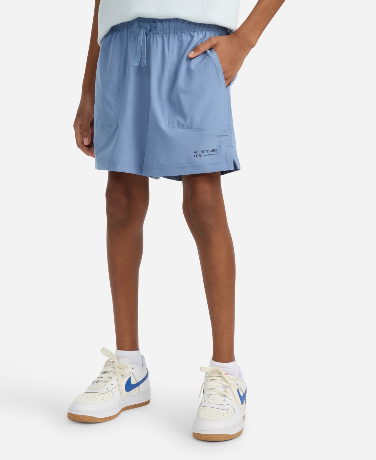 Abercrombie Boys Ypb Motiontek Shorts In Blue