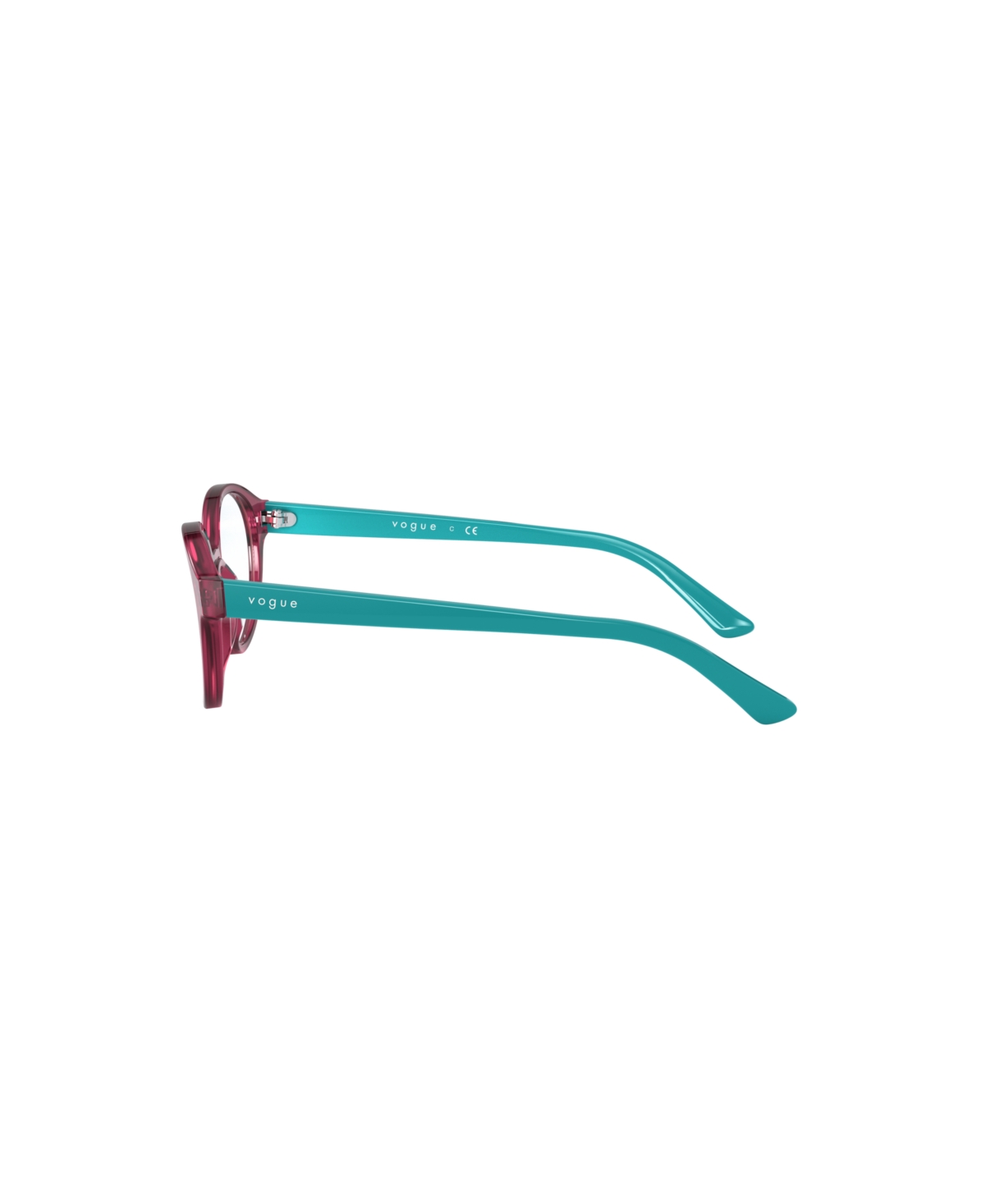Vogue Eyewear 43mm Oval Optical Glasses In Red