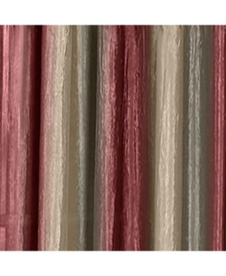 Ombre Crushed Satin Sheer Single Window Curtains and Valances - 50 in. W x 144 in. L Single Scarf, Autumn
