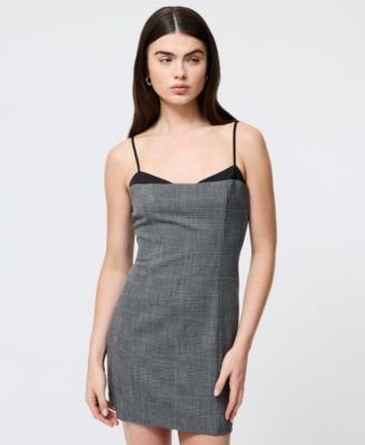 Women's Owen Plaid Peek-A-Boo Mini Dress