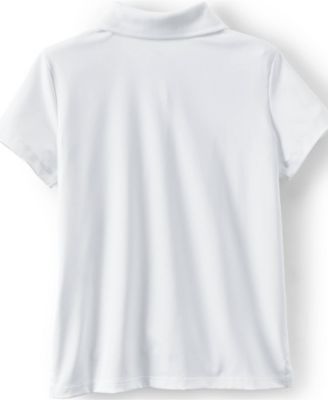 Girls Short Sleeve Feminine Fit Rapid Dry Polo Shirt