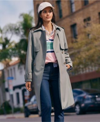 Women's Squall Waterproof Modern Trench Raincoat