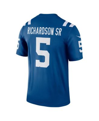 Men's Anthony Richardson Sr. Royal Indianapolis Colts Legend Player Performance Jersey