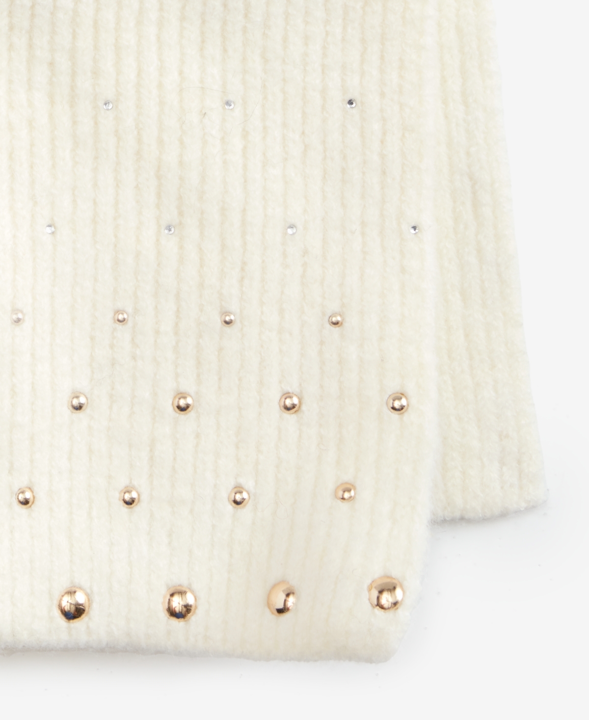 Inc International Concepts Solid Studded Muffler Scarf, Macy's Exclusive In Neutral