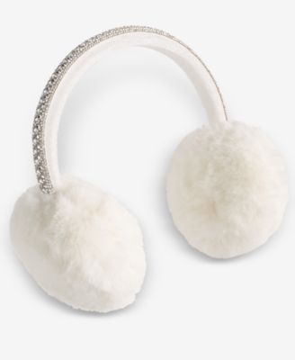 Crystal Band Faux Fur Earmuff, Macy's Exclusive