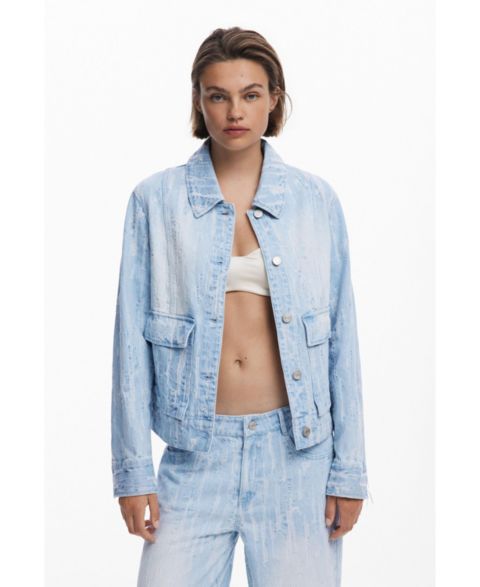 Женские куртки Desigual Denim jacket with pockets