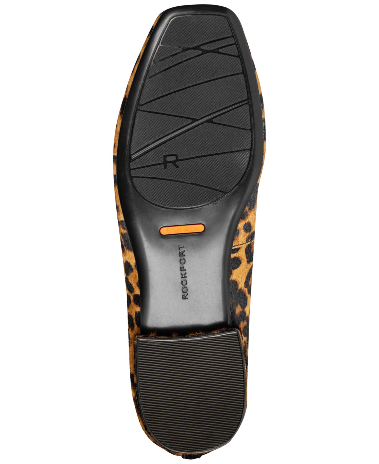 Женские балетки Rockport Sadie Square Toe Slip-On Ballet Dress Flats, цвет: Леопардовый — фото 5