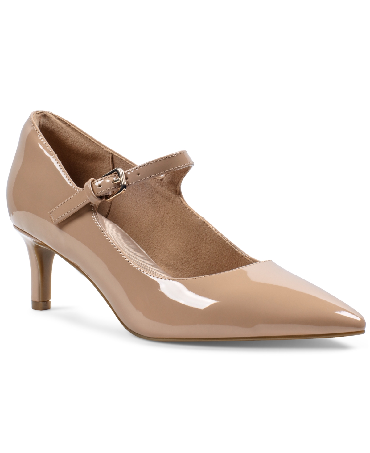 Women's Chase Mary Jane Pointed-Toe Pumps - Light Natural