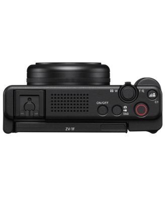 ZV-1F Vlogging Camera (Black) Bundle with 3-in-1 Wireless Lavalier Mic for 2 People, Hardshell Case & 32GB SD Card \u2013 Content Creator Kit for YouTube & TikTok